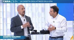 L'investigatore privato Giuseppe Tiralongo ospite de L’Aria che tira su La7