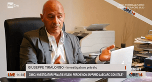 Giuseppe Tiralongo intervistato a Ore 14 su Rai 2